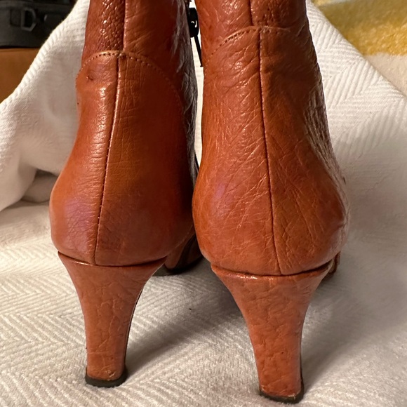 Vintage Emilio Biancco Exclusive Genuine Ostrich Ankle Boots 9.5 (no bun… - Picture 4 of 8